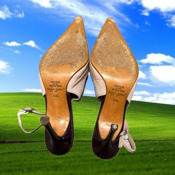 Flower slingback heels - Picture 4 of 4